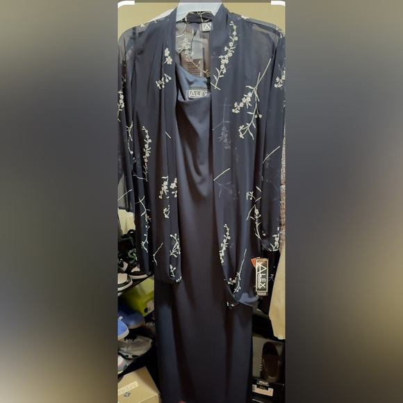 Alex Evenings Dresses & Skirts - Navy blue two-piece Alex evenings set